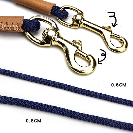 Luxe Rope Dog Leash – Elegant and Durable