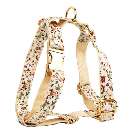 Floral Garden Adjustable Dog Harness