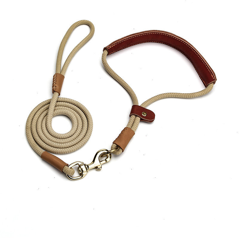 Luxe Rope Dog Leash – Elegant and Durable