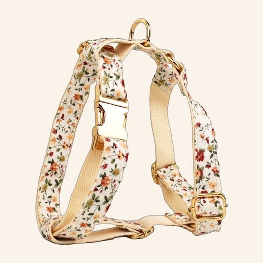 Floral Garden Adjustable Dog Harness