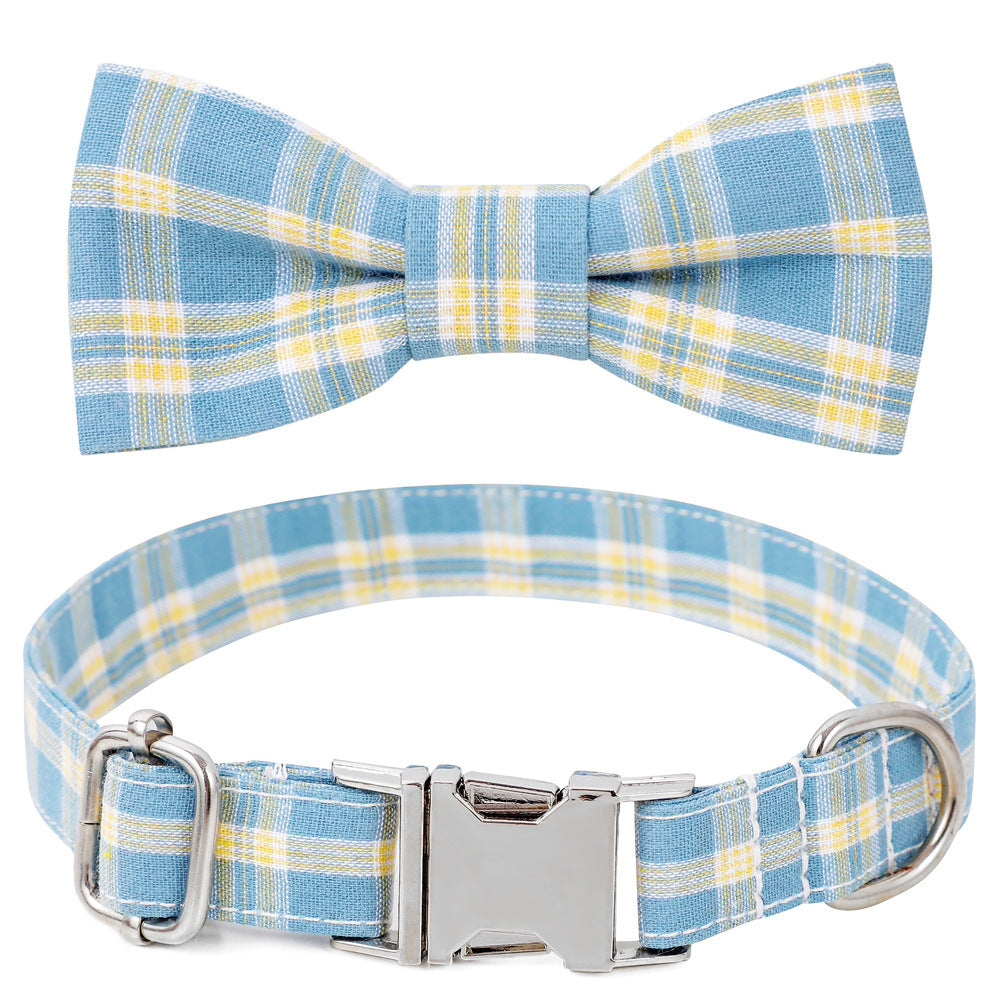 Classic Cotton Red Plaid Collar