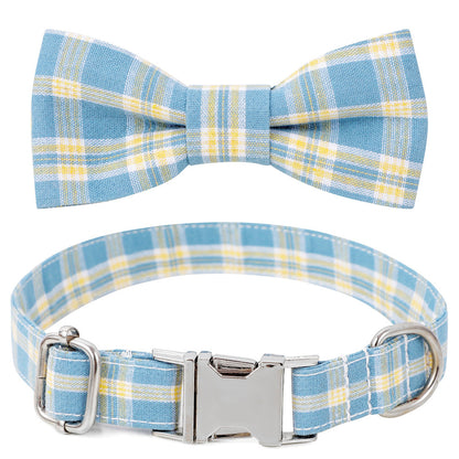 Classic Cotton Red Plaid Collar