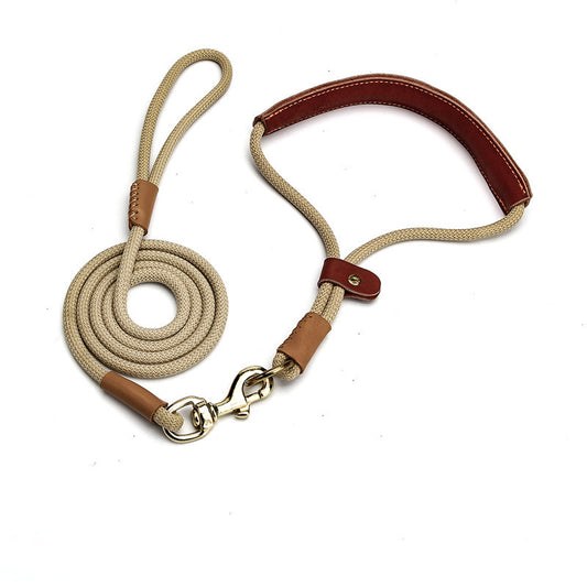 Luxe Rope Dog Leash – Elegant and Durable